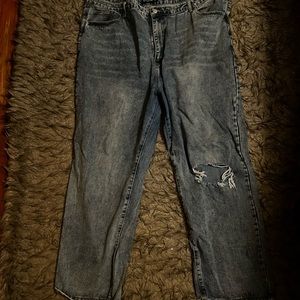 Plus size size 24 boyfriend jeans